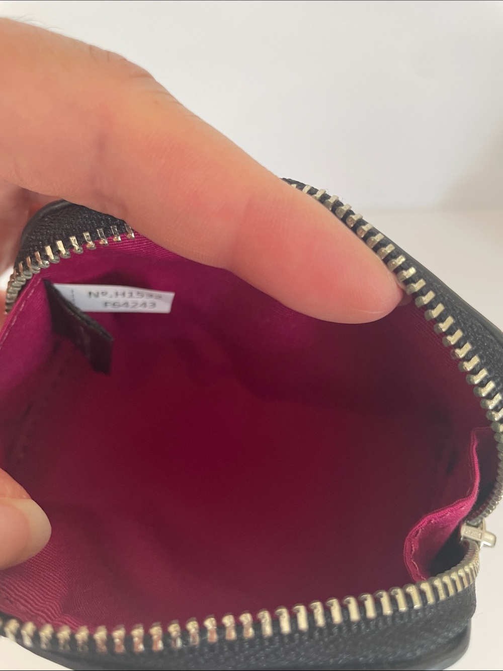 Coach Micro Mini Pouch Cosmetic | Coin Case Cranberry Ocelot Print - Picture 6 of 6